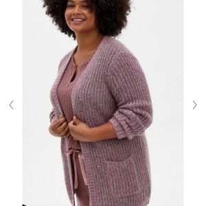 Torrid rainbow pastel open cardigan